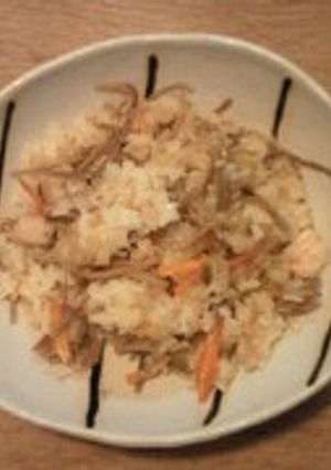 簡単！鶏とごぼうのピラフ風-レシピのメイン写真