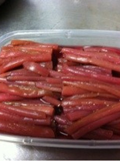 ズイキ(芋茎)の酢漬-レシピのメイン写真