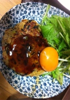 鳥肉のヘルシーハンバーグ-レシピのメイン写真