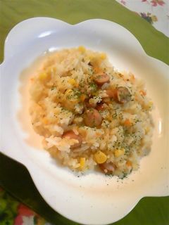 炊き込みバターしょうゆピラフ-レシピのメイン写真