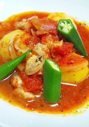 圧力鍋で簡単イタリアン☆トマト鶏じゃが-レシピのメイン写真