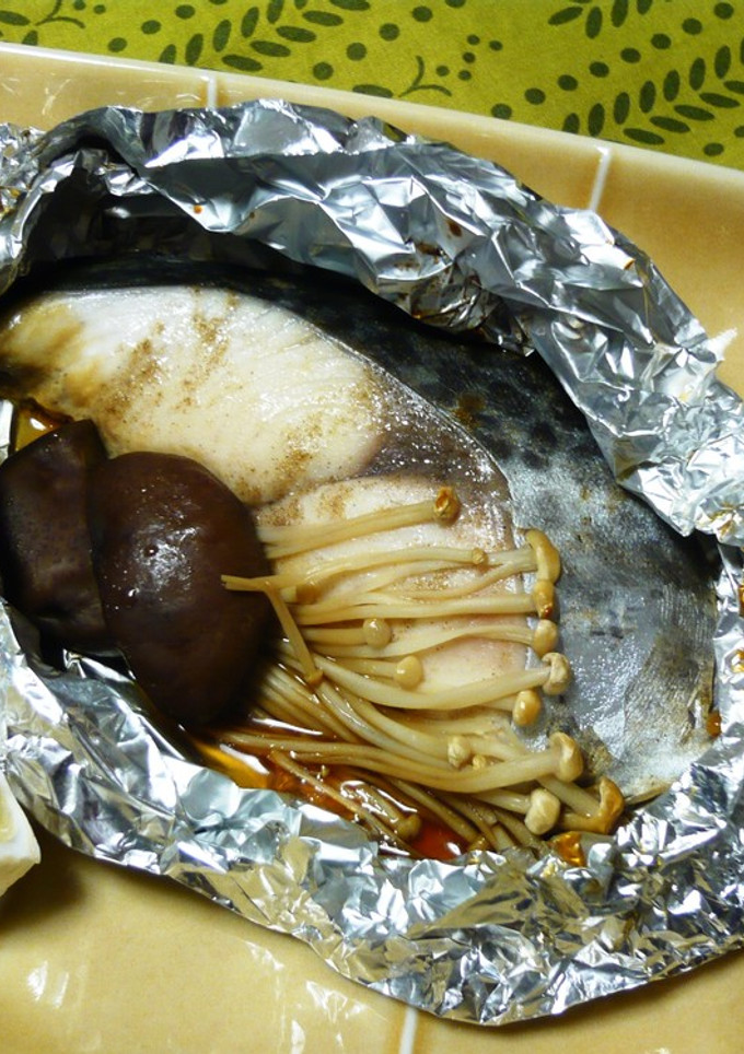 鰆と茸のさっぱりホイル焼き-レシピのメイン写真