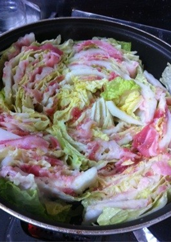 豚バラと白菜の重ね蒸し-レシピのメイン写真