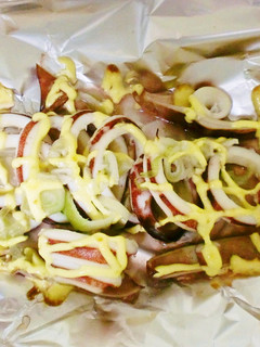 材料3つ イカのねぎ焼き トースターで♪-レシピのメイン写真