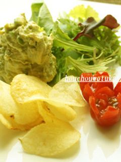 包丁いらず★ポテチで食るアボカドディップ-レシピのメイン写真