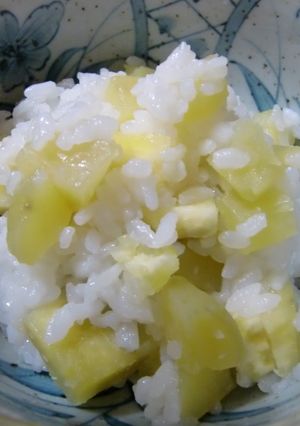 冷やご飯で作る私の芋飯-レシピのメイン写真