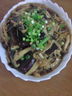 茄子のキノコあんかけ-レシピのメイン写真