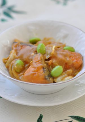 鮭のまろやかココナッツカレー味☆-レシピのメイン写真