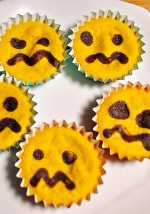 ハロウィン★かぼちゃの焼きドーナッツ-レシピのメイン写真