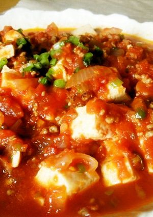 ご飯がススム　トマトタップリ　麻婆豆腐-レシピのメイン写真