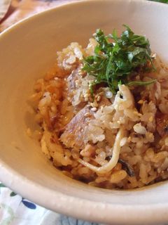 さんまときのこの炊き込みご飯-レシピのメイン写真