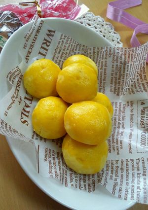 栗風味＊まんまるお月様のスイートポテト-レシピのメイン写真