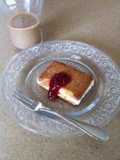 簡単に!カフェチーズケーキ風-レシピのメイン写真