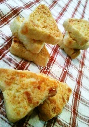 覚書*.大好き 素朴なチーズクッキー.*-レシピのメイン写真