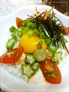 クリームチーズで 和風卵かけごはん-レシピのメイン写真