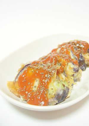 ナス に チーズ を挟んで焼いただけ♪-レシピのメイン写真