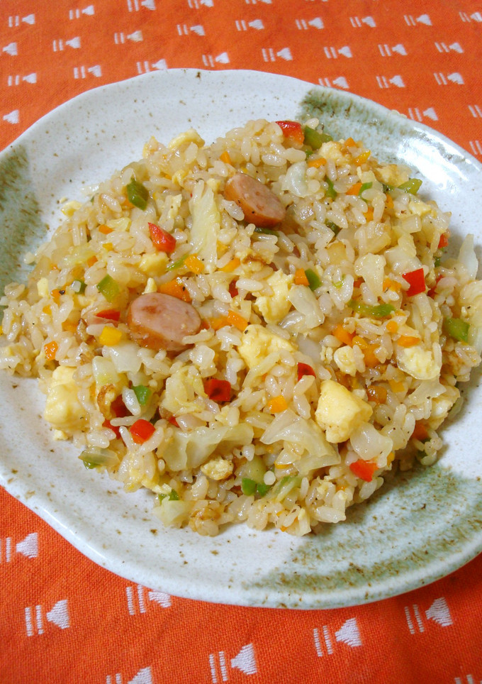 粉末和風だしで美味しい我が家の炒飯♪-レシピのメイン写真
