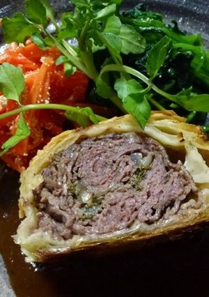 切り落としで作る牛肉のパイ包み焼き-レシピのメイン写真