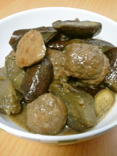 ●肉だんごとおナスさんの煮物●-レシピのメイン写真