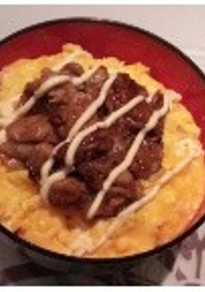 豚照りたまマヨ丼-レシピのメイン写真