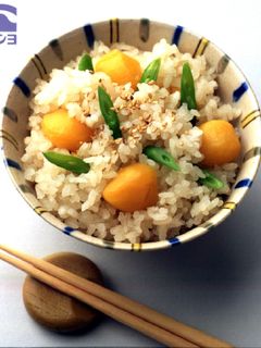 秋はやっぱり!白だしで栗ご飯-レシピのメイン写真