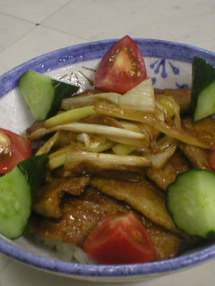 豚バラ肉の生姜焼き丼-レシピのメイン写真