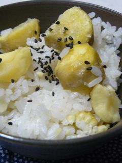 ほくほく♥おいしい栗ごはん-レシピのメイン写真