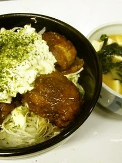 鶏の唐揚げ丼 チキン丼 タルタルソース -レシピのメイン写真