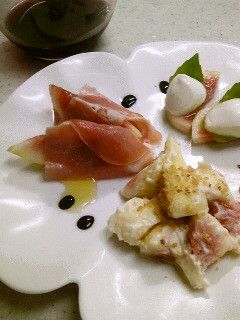イチジクひとつで三種の前菜-レシピのメイン写真