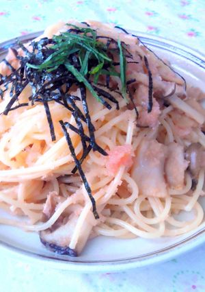 大好き！ たらこ和風スパゲティー-レシピのメイン写真