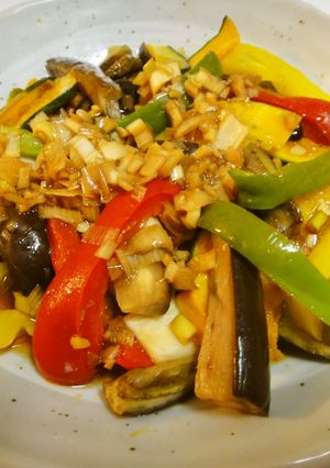 夏野菜のネギソースかけ-レシピのメイン写真