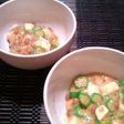 ねばねば納豆とおくら・山芋のシャキシャキ
