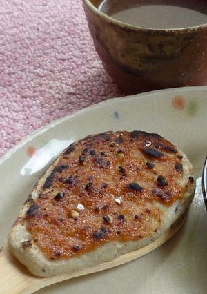 焼き味噌そばがき-レシピのメイン写真