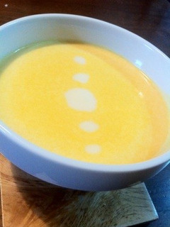 ごくごく飲んじゃう♪かぼちゃの冷製スープ-レシピのメイン写真