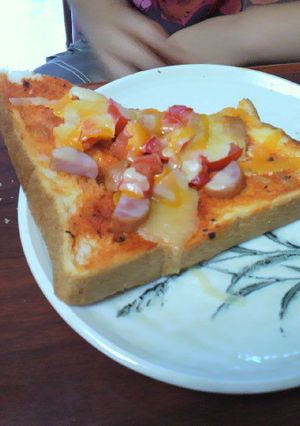 朝食に♪簡単ピザトースト-レシピのメイン写真