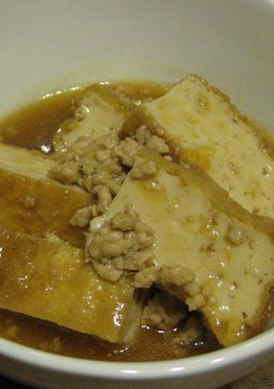 かんたん♪厚揚げの鶏そぼろ煮-レシピのメイン写真