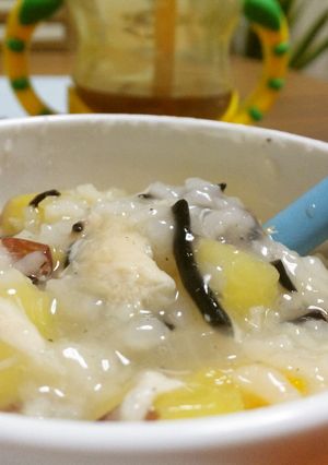離乳食☆炊飯器で簡単炊き込みお粥～中期～-レシピのメイン写真