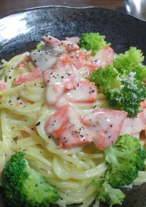 きほんの☆き☆クリームソースのスパゲティ-レシピのメイン写真