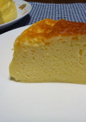 スフレチーズケーキ-レシピのメイン写真