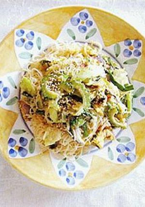 ゴーヤチャンプルー風焼きビーフン-レシピのメイン写真