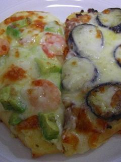 ふかふか美味しい♡2色ピザ-レシピのメイン写真