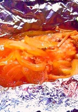 円熟の旨味！和食店仕様の鮭のホイル焼き-レシピのメイン写真