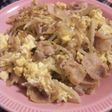お手軽♪もやしと豚肉の簡単卵炒め♪
