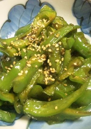 ＊甘-いﾋﾟｰﾏﾝ炒め＊-レシピのメイン写真