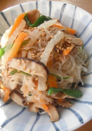 野菜いっぱいのチャプチェ-レシピのメイン写真