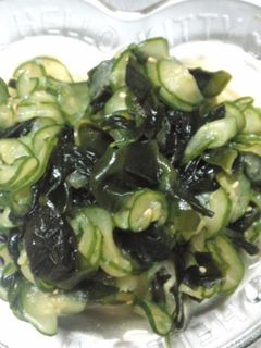 きゅうり&ワカメの酢の物-レシピのメイン写真
