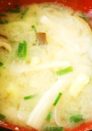 脂肪燃焼♪風邪にも☆体ポカポカ生姜味噌汁-レシピのメイン写真