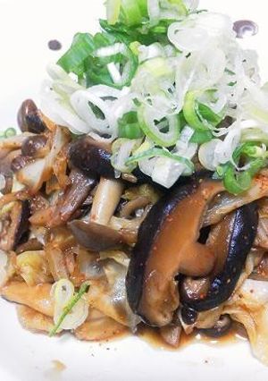≪キノコとキャベツのヤミツキ炒め！≫-レシピのメイン写真