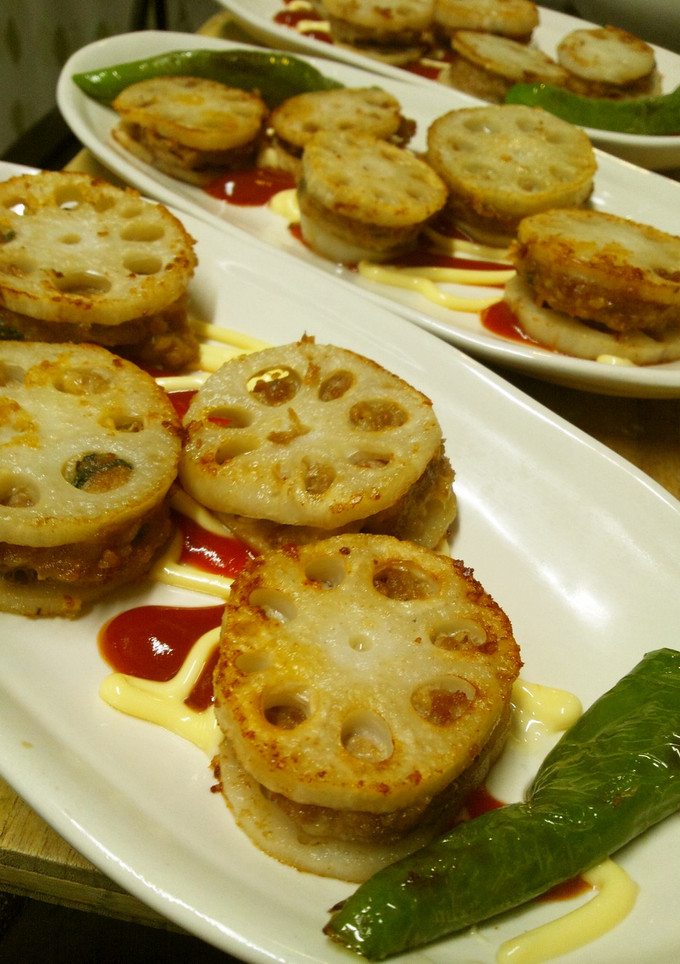 シャキシャキ旨っ♪れんこんのはさみ焼き-レシピのメイン写真