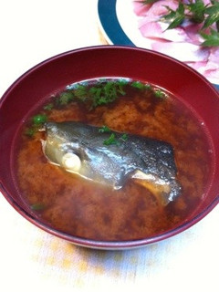 魚のあらで簡単赤だし・カルシウム補給-レシピのメイン写真
